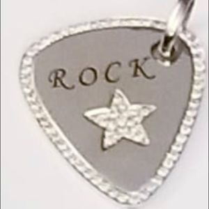 Rock star guitar set in yellow Gold &Diamonds